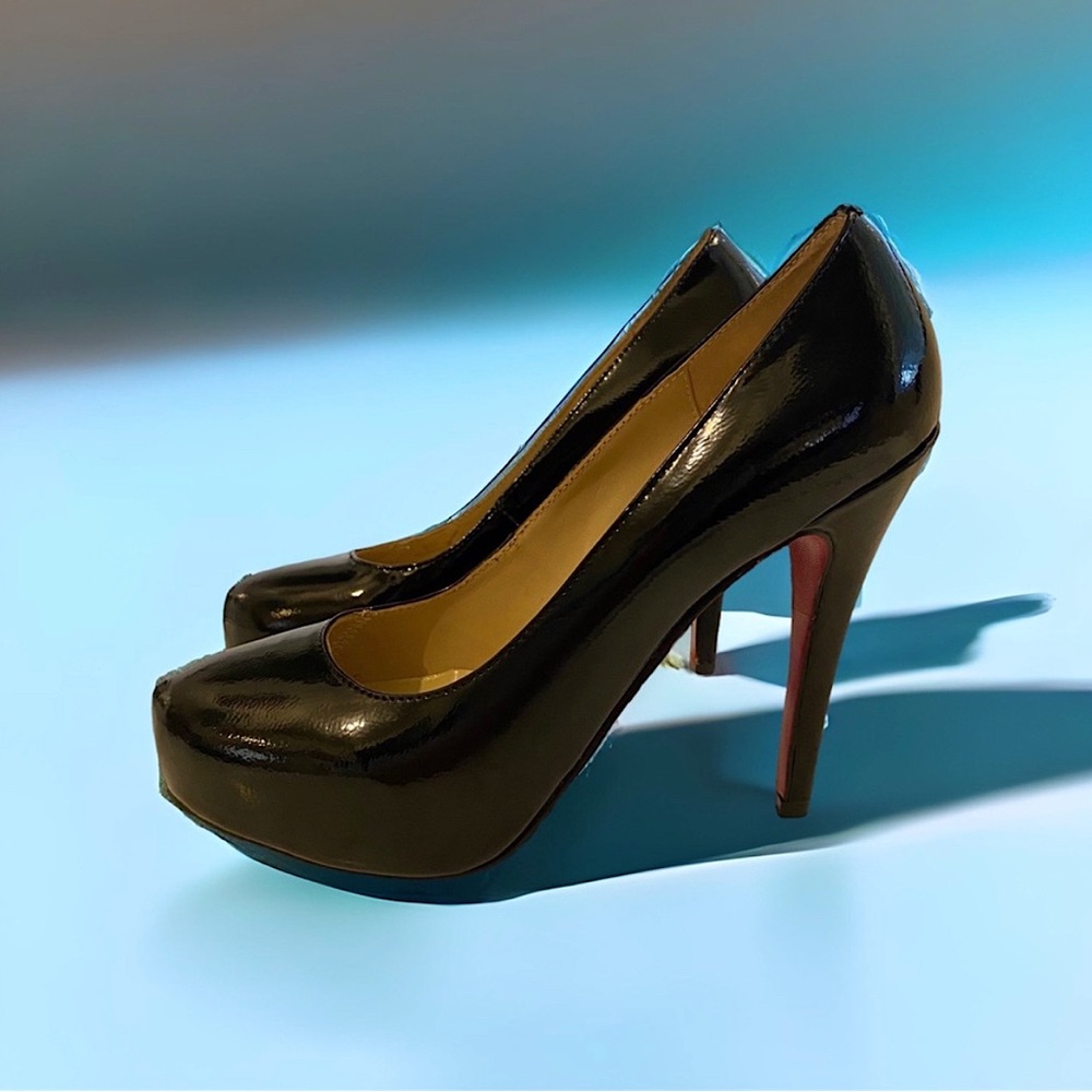 Christian Louboutin Rolando Patent Leather Heels